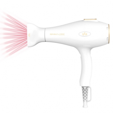 Secador de Cabelo Croc Roc One Touch Crystal Infrared Dryer 1400W 110V - RCL- ID1