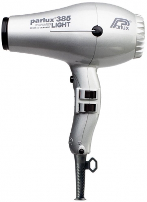 Secador de cabelo Profissional Parlux 385 New Power Light Prata 110V 