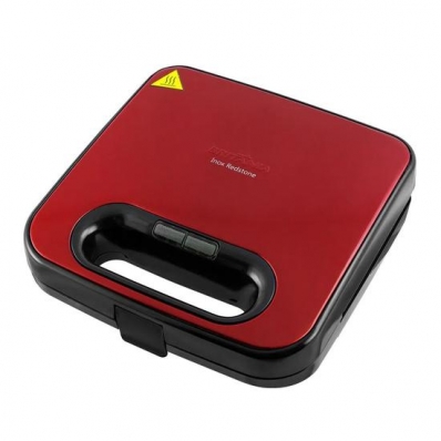 Sanduicheira Britania Redstone Inox BGR09IV - 750W - 220V - Vermelho