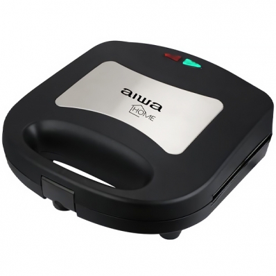 Sanduicheira Aiwa AW-SD5000 700 Watts 220 - 240 V ~ 50/60 HZ - Preta/Prata