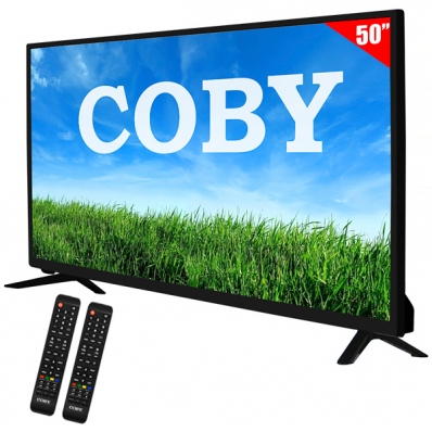 Smart TV LED 50" Coby CY3359-50SMS-BR 4K Ultra HD Wi-Fi com Conversor Digital