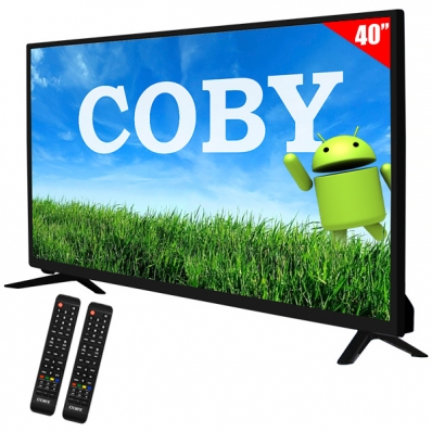Smart TV LED 40" Coby CY3359-40SMS-BR Full HD Android Wi-Fi com Conversor Digital