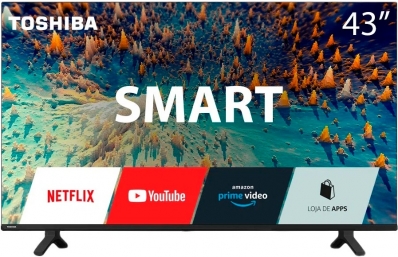 Smart TV Toshiba 43" 43V35KB Vidaa FHD/Wi-Fi/HDMI/USB
