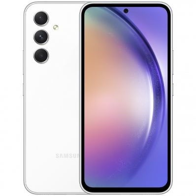 Smartphone Samsung Galaxy A54 5G SM-A546E Dual Sim de 128GB/8GB Ram de 6.4" 50+12+5MP/32MP - Awesome White