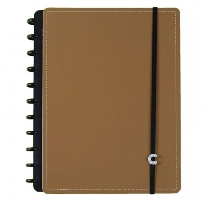 Caderno inteligente 80 fls 90g A5 caramel