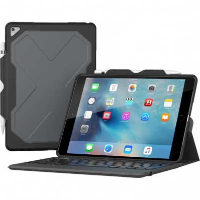 Teclado com Case Zagg iPad Pro 10.5 Bluetooth Rugged - ID9RMK-BB0