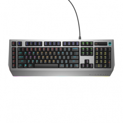 Teclado Dell Alienware Pro Gamer AW768 USB - Prata