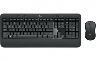 Teclado e Mouse LogiTecladoh MK540 Advanced Wifi Esp Preto