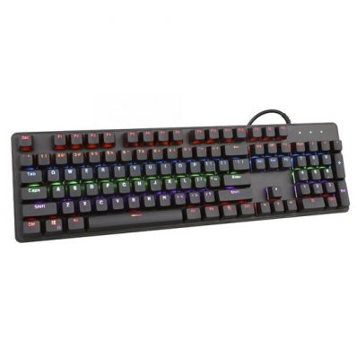 Teclado Gamer Mecanico Kolke KGT-491 - com Fio - Ingles - LED - Preto
