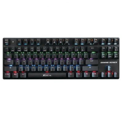 Teclado Gamer Mecanico Xtrike Me KG-908 - com Fio - Ingles - LED - Preto
