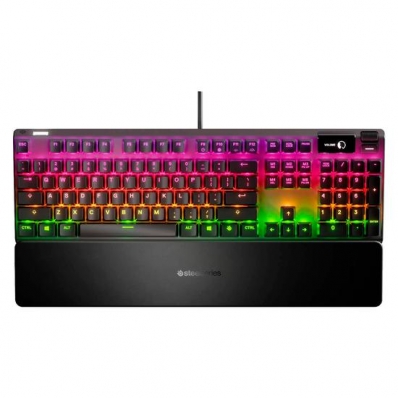 Teclado Gamer Steelseries Apex 7 / Switch Red / US - Preto (64636)
