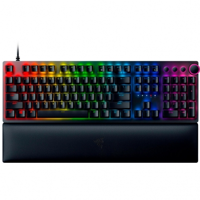 Teclado Gamer USB Razer Huntsman V2 Iluminacao RGB Chroma - Preto RZ03-03930200-R3U1