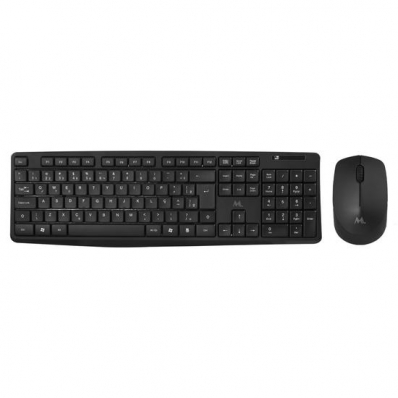 Teclado Kit Mouse e Mtek KM-5239 - Sem Fio - 1200DPI - Portugues - Preto