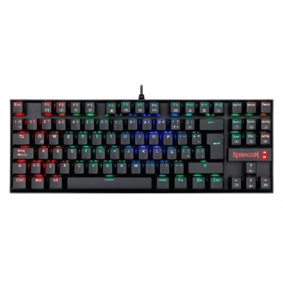 Teclado Redragon K552 Black RGB Kumara PT