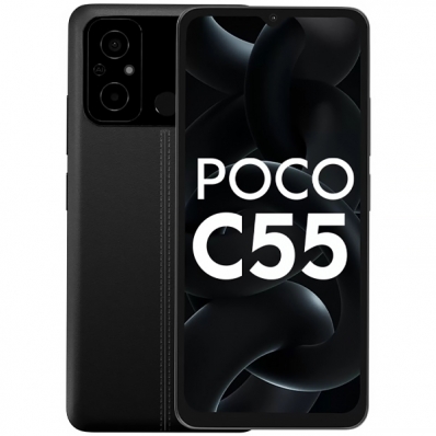 Smartphone Xiaomi Poco C55 Dual Sim de 128GB/6GB Ram de 6.71" 50MP/5MP - Power Black (India)