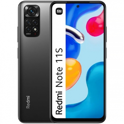Smartphone Xiaomi Redmi Note 11S Dual Sim de 128GB/6GB Ram de 6.43" 108+8+2+2MP/16MP - Graphite Gray (Global)