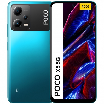 Smartphone Xiaomi Poco X5 5G Dual Sim de 256GB/8GB Ram de 6.67" 48+8+2MP/13MP - Azul (Global)