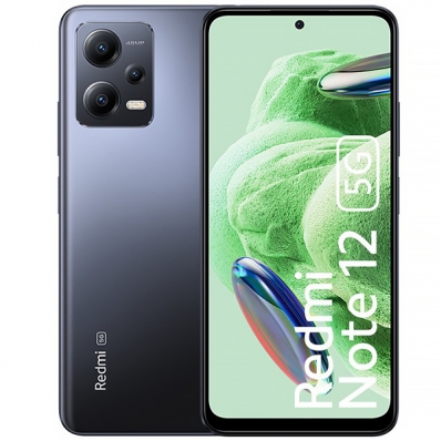 Smartphone Xiaomi Redmi Note 12 5G Dual Sim de 128GB/6GB Ram de 6.67" 48+8+2MP/13MP - Matte Black (India)