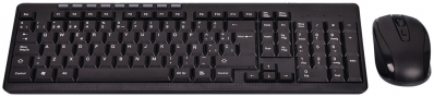 Teclado e Mouse s/fio Sate AK-751G Portugue Preto