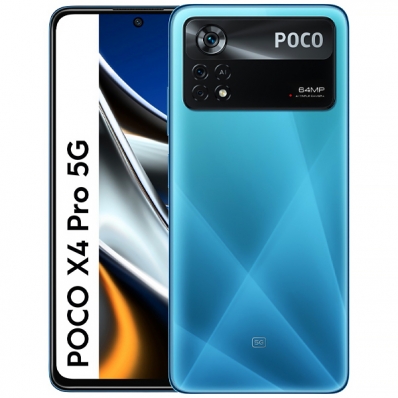 Smartphone Xiaomi Poco X4 Pro 5G Dual Sim de 128GB/8GB Ram de 6.67" 64+8+2MP/16MP - Laser Blue (India)