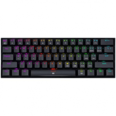 Teclado Gamer Redragon Dragonborn K630RGB - com Fio - Ingles - Preto