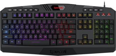 Teclado Gamer Redragon Harpe Pro K503A-RGB (Ingles com Fio)