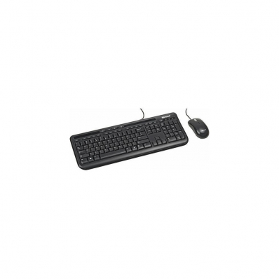 Teclado com Mouse Microsoft 600 USB Ingles Preto - APB-00001