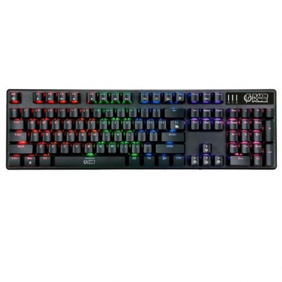 Teclado Gamer Mecanico Elg FLKTM001 Flakes Power Royale - com Fio - Ingles - RGB - Ontemu - Preto