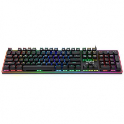 Teclado Gamer Mecanico Redragon Ratri K595RGB - com Fio - Ingles - Preto