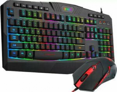 Teclado e Mouse Redragon S101-3 Essentials USB Preto Es