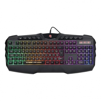 Teclado Gamer Mecanico Elg Pulse Fire TGHMPF - com Fio - Portugues - RGB - Preto