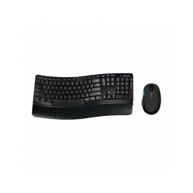 Teclado com Mouse Microsoft Sculpt Comfort Wireless Ingles Preto - L3V-00001