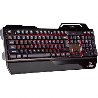 Teclado Gamer Mecanico Marvo KG929 - com Fio - Ingles - LED - Preto
