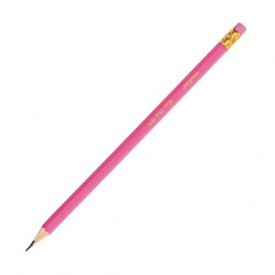  Lapis preto com borracha HB Love Pink avulso