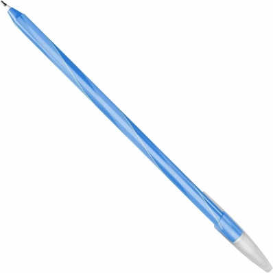 Caneta esferográfica ponta 0.7mm Spiro Glow Long azul claro