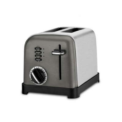 Torradeira Cuisinart CPT-160BKS 2 Fatias Inox-Preto
