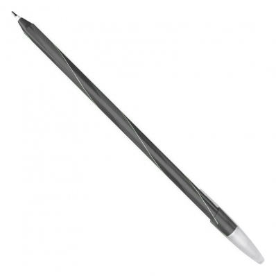 Caneta esferográfica ponta 0.7mm Spiro Glow Long cinza