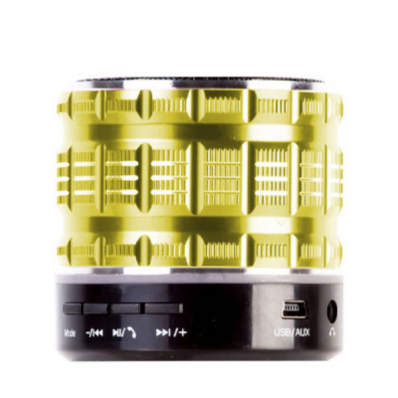 Caixa de som X-Tech Speaker XT-SB546 BT/FM/USB/TF Dourado