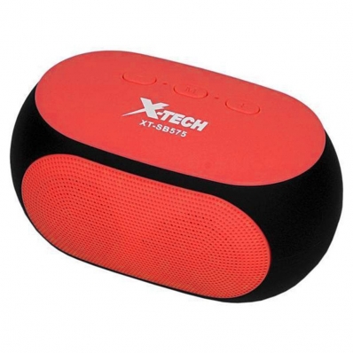 Caixa de som X-Tech Speaker XT-SB575 BT/FM/USB/TF Vermelho