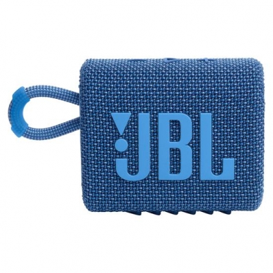 Caixa de Som JBL Go 3 Eco Bluetooth - Azul
