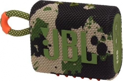 Caixa de Som JBL GO3 BT Camuflado Squad