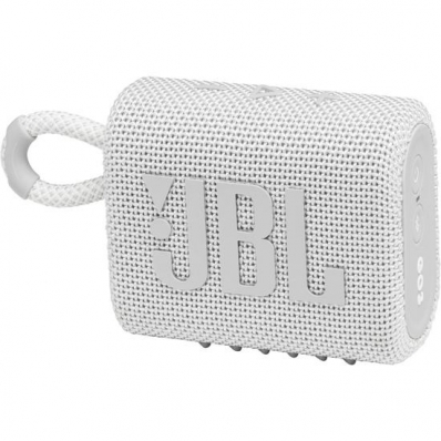 Caixa de som Speaker JBL Go 3 - Bluetooth - 4.2W - A Prova DAgua - Branco