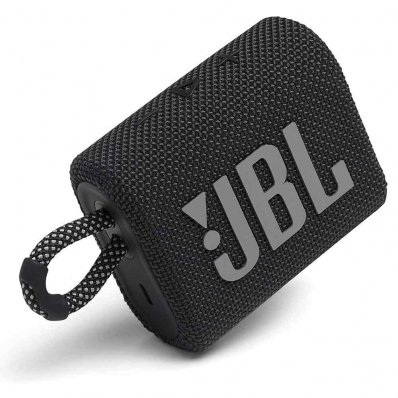 Caixa de som Speaker JBL Go 3 Bluetooth 4.2W Preto IP67 - JBLGO3BLKAM