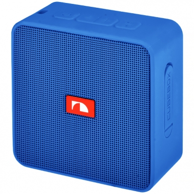 Caixa de som Speaker Nakamichi Cubebox 5 Watts /Auxiliar - Azul