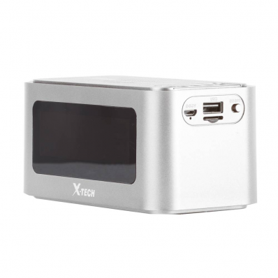 Caixa de som X-Tech Speaker XT-SB535 BT/FM/USB/TF Prata