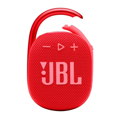 Caixa de som Speaker JBL Clip 4 Bluetooth 5W Vermelho IP67 - JBLCLIP4REDAM