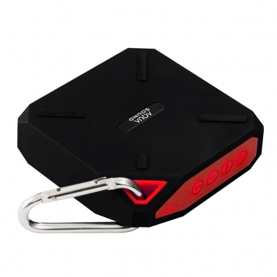 Caixa de som Aqua Sound Speaker Water Resist WP Red Quadrado