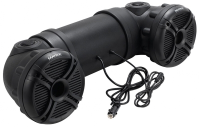Caixa de Som de Som Maritimo Matrix ATVX65B 2X 6.5" 120WATTS Preto