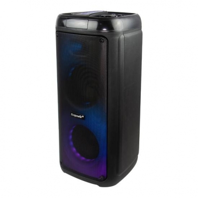 Caixa de Som Ecopower EP-1915 - USB/SD/Aux - - 36W RMS - com Microfone - 2X 6.5" - Preto
