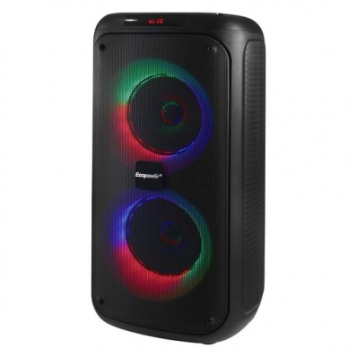Caixa de Som Ecopower EP-2214 - USB/SD - - 15W - 2X 5" - Preto
